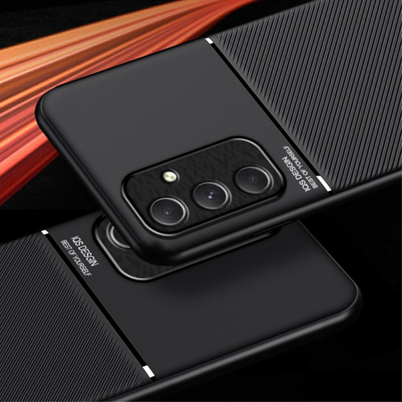Carcasă pentru Samsung Galaxy A55 5G, cu placă de prindere magnetică, negru