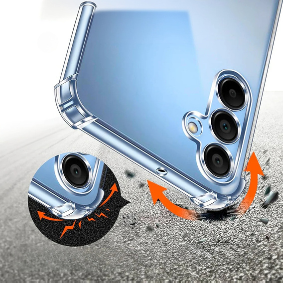 Huse pentru Samsung Galaxy A16, Dropproof, transparentă