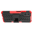 Huse pentru Motorola Moto E22 / E22i, Tire Armor, negru / roșu