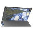 Husă pentru Samsung Galaxy Tab A9, Smartcase, painted pattern