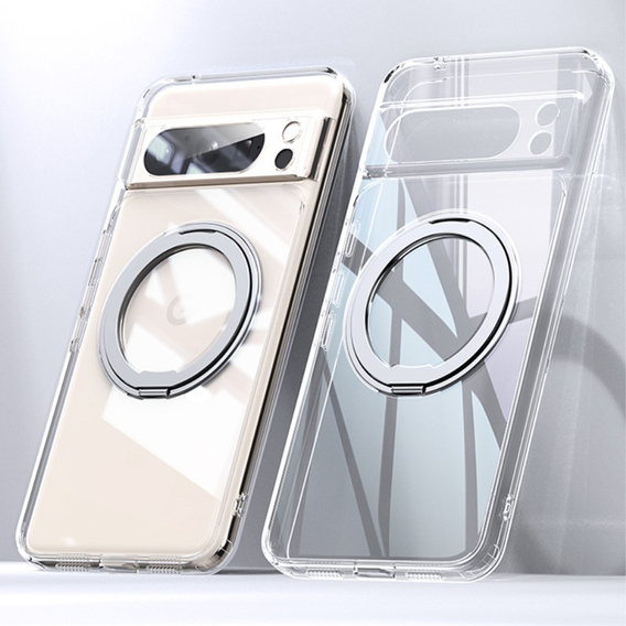 Husă pentru Google Pixel 8A, Fusion Hybrid Case, pentru MagSafe, transparentă