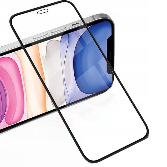 2x sticlă călită pentru iPhone XR / 11, ERBORD 3D pentru întregul display
