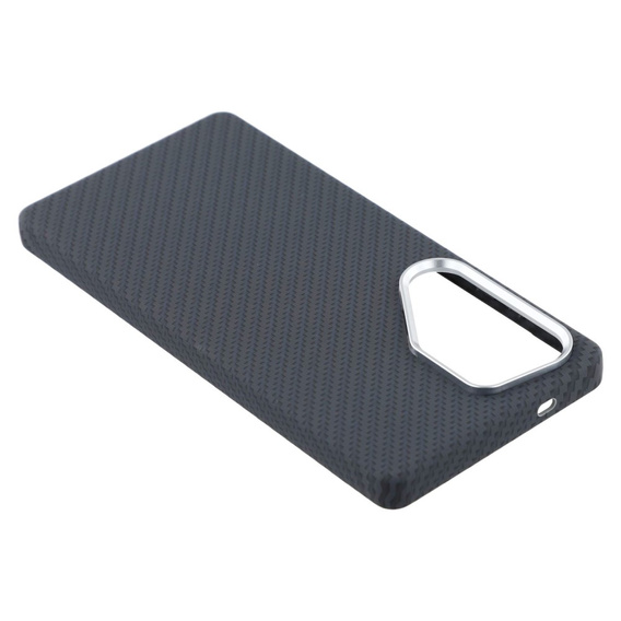 Carcasa pentru Samsung Galaxy S25 Ultra, Carbon Fiber MagSafe, negru