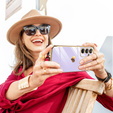 Huse pentru Samsung Galaxy A54 5G, Electro heart, violet + 2x sticlă 9H