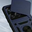 Husă blindată pentru Motorola Edge 60 / 60 Fusion, CamShield Slide, albastru