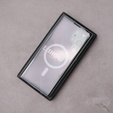 Carcasa Magnetic Dual Glass MagSafe pentru Samsung Galaxy S23 Ultra, verde