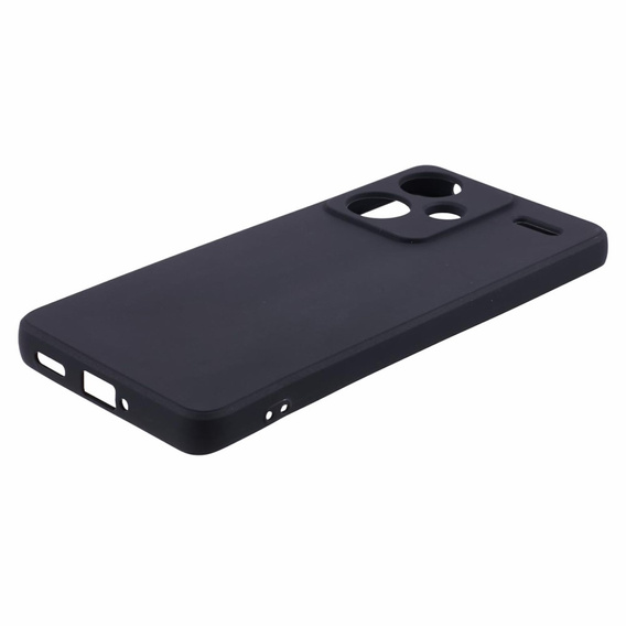 Husa pentru Xiaomi Redmi Note 13 Pro+, Silicone Lite, negru