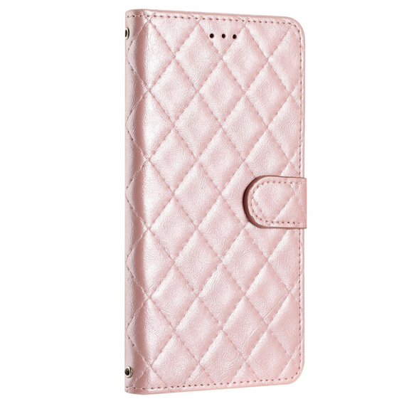 Cu clapetă pentru Oppo A38 4G / Oppo A18 4G, Wallet, BINFEN COLOR, roz rose gold