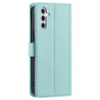 Husă cu clapetă pentru Samsung Galaxy A36 5G, Rhombus Crossbody Leather, verde