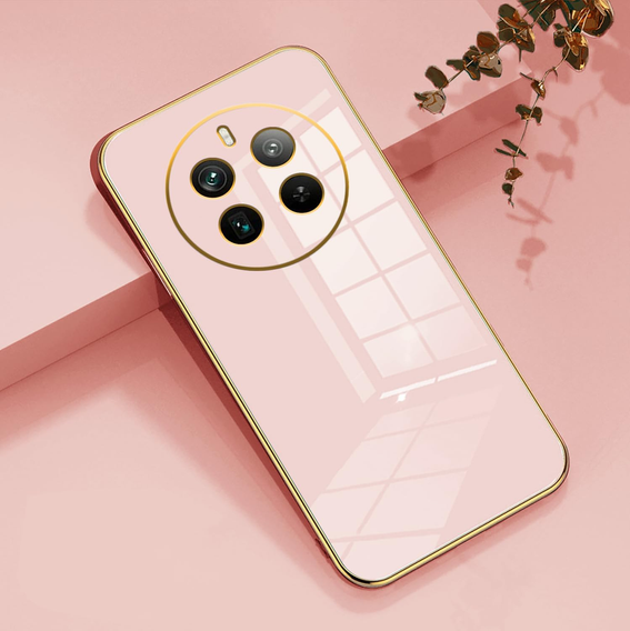 Husă pentru Realme 12 Pro 5G / 12 Pro+ 5G, Glamour CamShield, roz rose gold