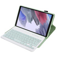 Carcasă + tastatură Samsung Galaxy Tab A7 Lite 8.7 T220 / 225, verde deschis