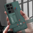 Husă cu clapetă pentru Samsung Galaxy S25 Ultra, GKK Card Slot Wallet, verde
