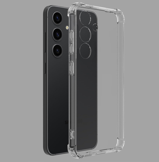 Huse pentru Samsung Galaxy S24+ Plus, Dropproof, transparentă