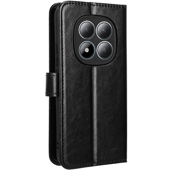 Husă tip portofel Crazy Horse pentru Xiaomi Redmi Note 15 Pro 5G