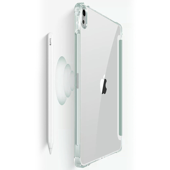 Husă pentru iPad 10.9 2022 10 GEN, Smartcase Hybrid, cu spațiu pentru stylus, verde