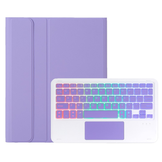 Husă cu tastatură Bluetooth iluminată și touchpad pentru Samsung Galaxy Tab S11