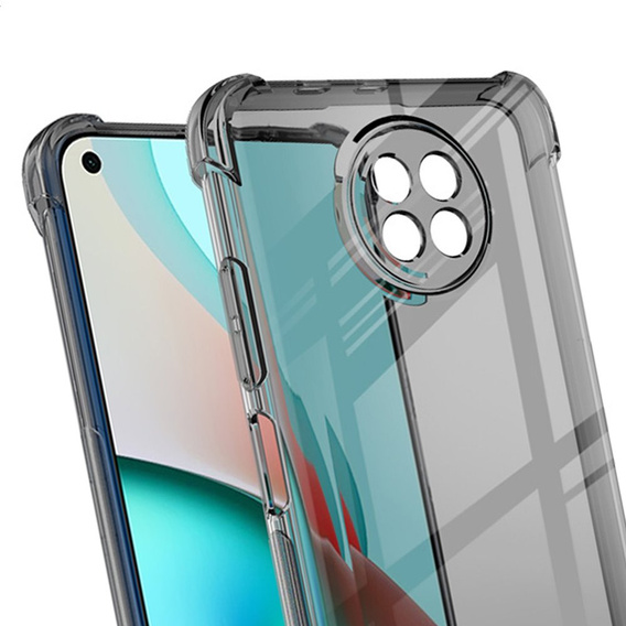 IMAK Huse pentru Xiaomi Redmi Note 9T 5G, Dropproof, transparent / negru
