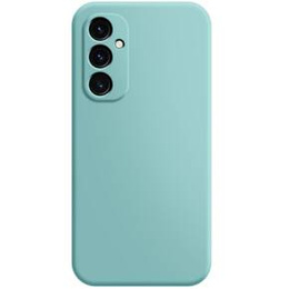 Carcasa pentru Samsung Galaxy A25 5G, Silicone Lite, caz albastru + sticlă 9H