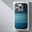 Carcasă pentru iPhone 15 Pro, cadru Kickstand, pentru MagSafe, Moon Blue