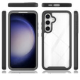 Carcasă pentru Samsung Galaxy S24 FE, Shockproof, cu folie, negru