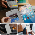 Carcasă Wallet MagSafe RFID flip cu protecție pentru camera foto pentru iPhone 17 Pro Max