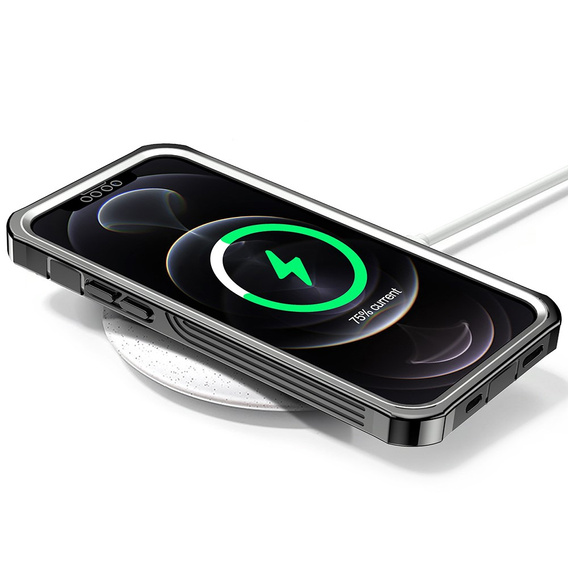 Carcasă pentru iPhone 13 Pro Max, Shockproof, cu folie, albastru