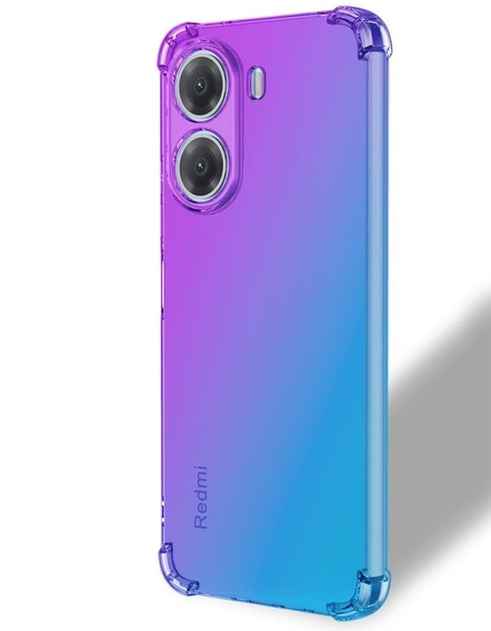 Husa pentru Xiaomi Poco X7 Pro 5G, Gradient Dropproof, Violet / albastru