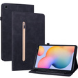 Huse pentru Samsung Galaxy Tab S6 Lite, Wallet Pen Slot, negru