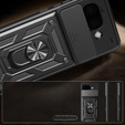 Husă blindată pentru Google Pixel 9A, CamShield Slide, negru