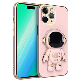 Huse pentru iPhone 14 Pro, Astronaut, roz rose gold