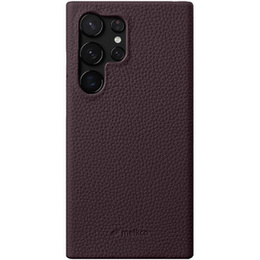 Carcasă MELKCO pentru Samsung Galaxy S24 Ultra, din piele, violet
