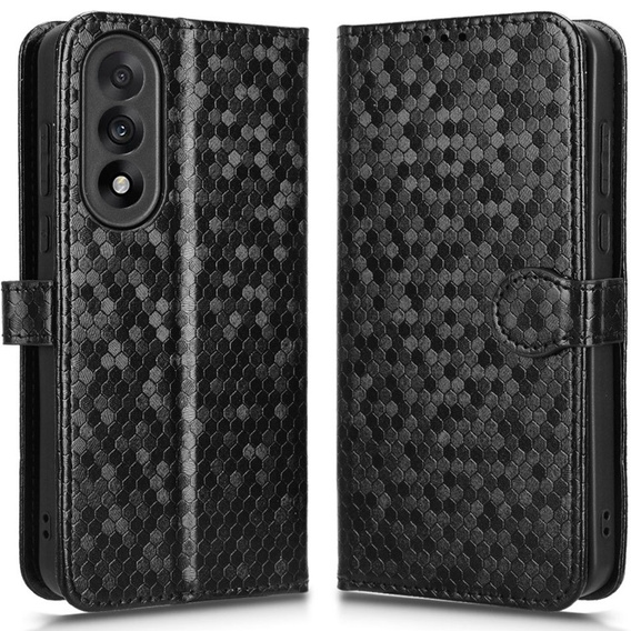 Husa cu clapetă pentru OnePlus Nord 5, Wallet Rhombus, negru