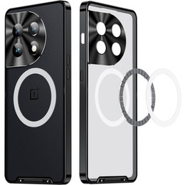 Carcasă de protecție pentru camera foto pentru OnePlus 11 5G, CamShield MagSafe, transparent / negru