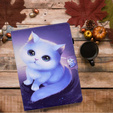 Husă pentru Samsung Galaxy Tab A7 Lite, cu clapetă, cat