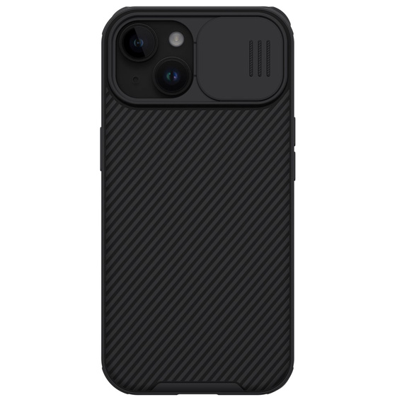 Carcasă blindată Nillkin pentru iPhone 15 Plus, CamShield Pro, negru