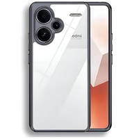 Carcasă pentru Xiaomi Redmi Note 13 Pro+, Fusion Hybrid, cu protecție pentru camera foto, transparent / negru