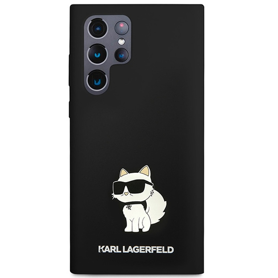 Karl Lagerfeld Silicone Choupette pentru Samsung Galaxy S24 Ultra