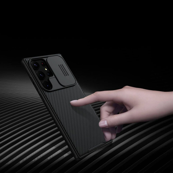 Carcasă blindată Nillkin pentru Samsung Galaxy S23 Ultra, CamShield Pro, negru