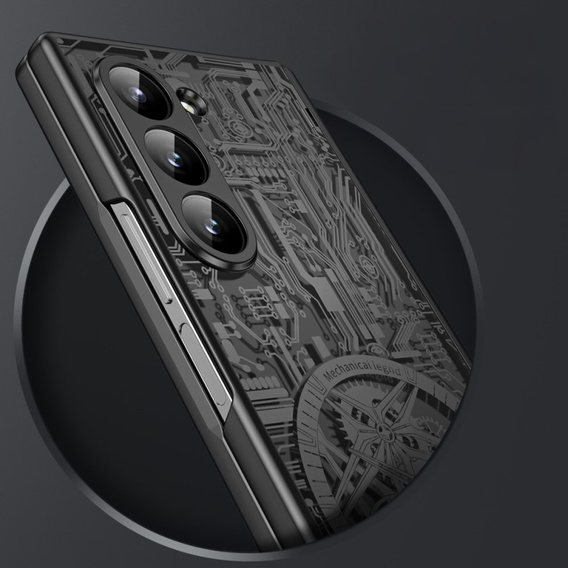 Husă pentru Samsung Galaxy Z Fold6 5G, Mechanical Legend, negru