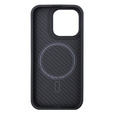 Husă pentru iPhone 15 Pro Max, Aramid Fiber Cover, negru