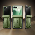 Husă Tongate MECH cu MagSafe pentru Samsung Galaxy Z Flip7 FE / Z Flip6, verde