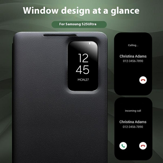 Husă din piele QIALINO pentru Samsung Galaxy S25 Ultra