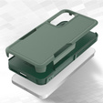Husa blindată pentru Samsung Galaxy A55 5G, Dual Shockproof, verde închis