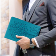 Carcasă cu clapetă pentru Huawei MatePad SE 10.4, tree, albastru