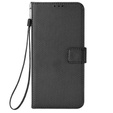 Cu clapetă pentru Oppo Reno8 T 4G, Wallet Smart Magnet, negru