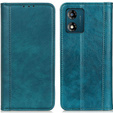 Husa cu clapetă pentru Motorola Moto E13, Split Leather, verde