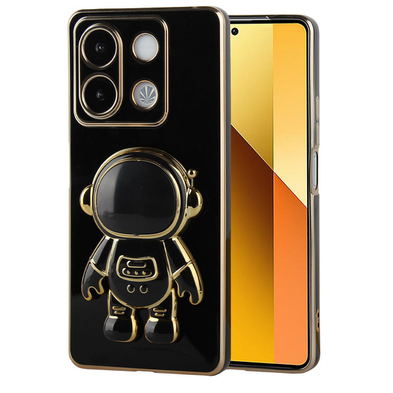 Carcasă pentru Xiaomi Redmi Note 13 5G, Astronaut, negru + sticlă călită 9H