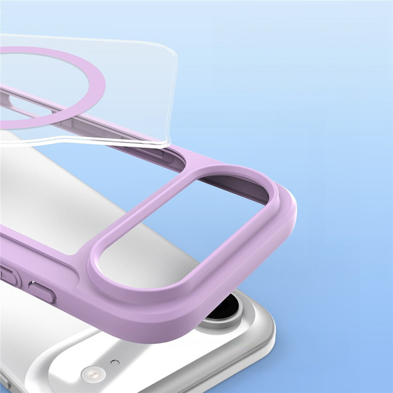 Husă Dux Ducis pentru iPhone Air, Skin X Pro, cu clapetă, pentru MagSafe, violet