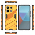 Husa pentru Xiaomi Redmi Note 13 Pro 5G, Military kickstand, portocaliu