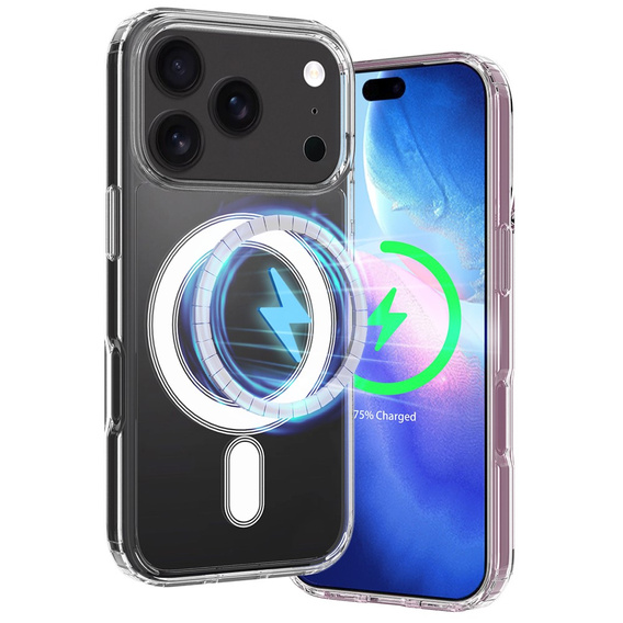 Caz magnetic TPU + Acrilic pentru iPhone 17 Pro Max